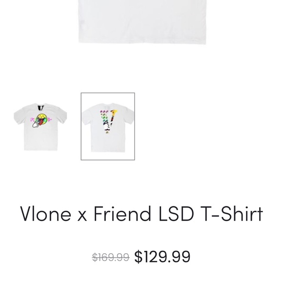 Vlone Friends LSD T-Shirt - Picture 3 of 5